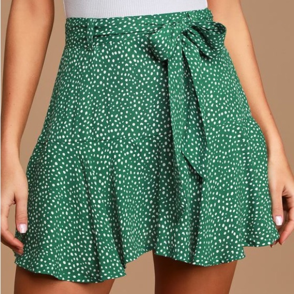 Zara Polka Dot Skirt Small